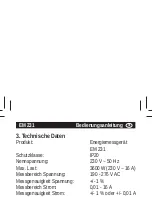 Preview for 5 page of brennenstuhl BAT EM 231 Operating Instructions Manual