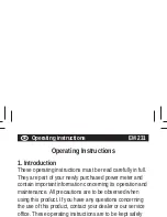 Preview for 20 page of brennenstuhl BAT EM 231 Operating Instructions Manual