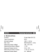 Preview for 21 page of brennenstuhl BAT EM 231 Operating Instructions Manual