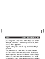 Preview for 23 page of brennenstuhl BAT EM 231 Operating Instructions Manual