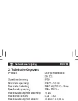 Preview for 36 page of brennenstuhl BAT EM 231 Operating Instructions Manual