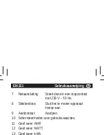 Preview for 41 page of brennenstuhl BAT EM 231 Operating Instructions Manual