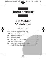 Preview for 1 page of brennenstuhl BCN 1221 Directions For Use Manual