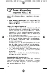 Preview for 12 page of brennenstuhl BDI-A 2 30 Directions For Use Manual