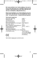 Предварительный просмотр 11 страницы brennenstuhl BDI-A 30 DE 3210 Directions For Use Manual