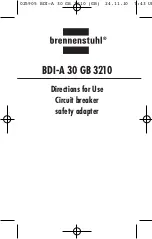brennenstuhl BDI-A 30 GB 3210 Directions For Use preview