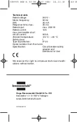 Preview for 4 page of brennenstuhl BDI-A 30 GB 3210 Directions For Use