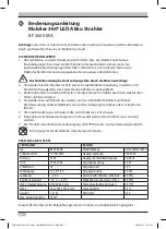 Preview for 2 page of brennenstuhl BF 3000 MA Operating Instructions Manual