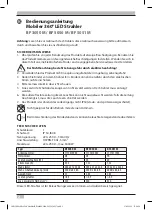 Preview for 2 page of brennenstuhl BF 3050 M Operating Instructions Manual