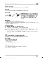 Preview for 25 page of brennenstuhl BF 3050 M Operating Instructions Manual