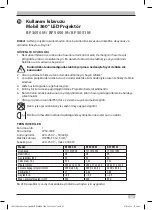 Preview for 47 page of brennenstuhl BF 3050 M Operating Instructions Manual