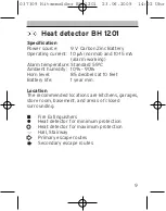 Предварительный просмотр 9 страницы brennenstuhl BH 1201 Directions For Use Manual