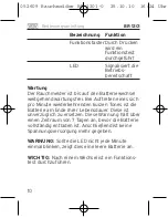 Preview for 10 page of brennenstuhl BR 1201 Operating Instructions Manual