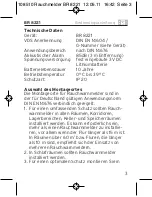 Preview for 3 page of brennenstuhl BR 8221 Operating Instructions Manual