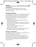 Preview for 9 page of brennenstuhl BR 8221 Operating Instructions Manual