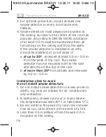 Preview for 14 page of brennenstuhl BR 8221 Operating Instructions Manual