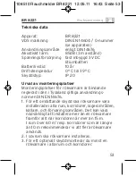 Preview for 53 page of brennenstuhl BR 8221 Operating Instructions Manual