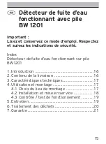 Preview for 15 page of brennenstuhl BW 1201 Operating Instructions Manual