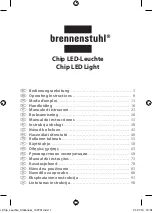 Предварительный просмотр 1 страницы brennenstuhl Chip LED L CN 110 IP65 Operating Instructions Manual