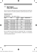 Предварительный просмотр 58 страницы brennenstuhl Chip LED L CN 110 IP65 Operating Instructions Manual