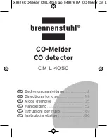 Preview for 1 page of brennenstuhl CM L 4050 Directions For Use Manual