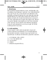 Preview for 3 page of brennenstuhl CM L 4050 Directions For Use Manual