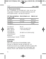 Предварительный просмотр 4 страницы brennenstuhl CM L 4050 Directions For Use Manual