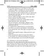 Preview for 8 page of brennenstuhl CM L 4050 Directions For Use Manual