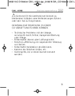 Preview for 13 page of brennenstuhl CM L 4050 Directions For Use Manual