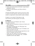 Preview for 15 page of brennenstuhl CM L 4050 Directions For Use Manual