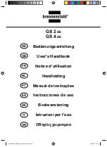 Предварительный просмотр 1 страницы brennenstuhl GS 2 DE User Handbook Manual