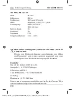 Preview for 4 page of brennenstuhl HL DA 40 MH DE 4113 Operating Instructions Manual