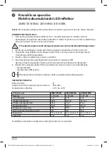 Предварительный просмотр 70 страницы brennenstuhl JARO 1010 MA Operating Instructions Manual