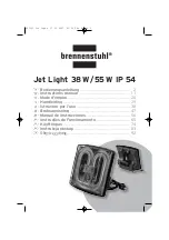 Preview for 1 page of brennenstuhl Jet Light 38 W IP 54 Instruction Manual