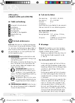 Предварительный просмотр 4 страницы brennenstuhl L2705 Operation And Safety Notes