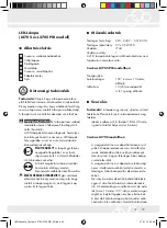 Предварительный просмотр 35 страницы brennenstuhl L2705 Operation And Safety Notes