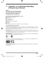 Preview for 15 page of brennenstuhl LED spotlight Premium City SV5405 IP44 Installation And Operating Instructions Manual