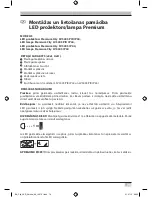 Preview for 79 page of brennenstuhl LED spotlight Premium City SV5405 IP44 Installation And Operating Instructions Manual