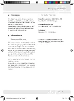 Preview for 10 page of brennenstuhl MB 110 Assembly, Operating And Safety Instructions