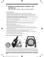 Preview for 74 page of brennenstuhl ML CA 120 F IP54 Operating Instructions Manual