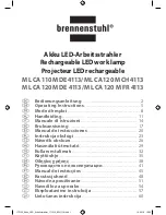 brennenstuhl ML CA 120 M CH 4113 Operating Instructions Manual preview