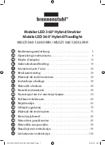 brennenstuhl MULTI 360 12050 MH Operating Instructions Manual preview