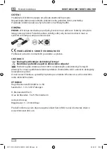 Preview for 46 page of brennenstuhl MULTI 6050 MH Operating Instructions Manual