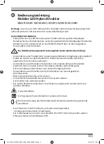 Preview for 3 page of brennenstuhl MULTI ADM 10050 MH Operating Instructions Manual