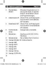 Предварительный просмотр 10 страницы brennenstuhl PM 231 Operating Instructions Manual