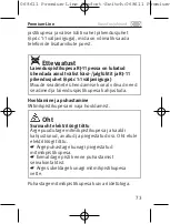 Preview for 73 page of brennenstuhl Premium-Line Comfort Switch Plus Operating Instructions Manual