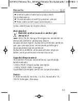 Предварительный просмотр 63 страницы brennenstuhl Primera-Tec Automatic 19.500 A Operating Instructions Manual