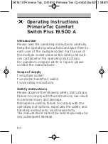 Preview for 10 page of brennenstuhl Primera-Tec Comfort Switch Plus 19.500 A Operating Instructions Manual