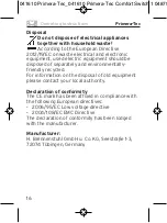 Preview for 16 page of brennenstuhl Primera-Tec Comfort Switch Plus 19.500 A Operating Instructions Manual