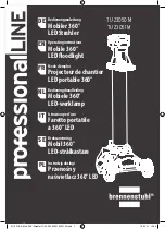 brennenstuhl professional TU 23050 M Operating Instructions Manual preview